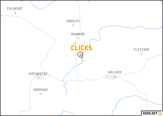 map of Clicks