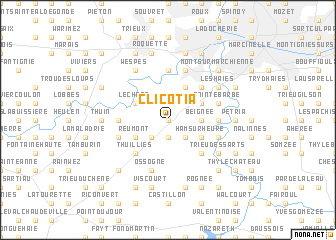 map of Clicotia