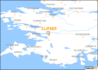 map of Clifden