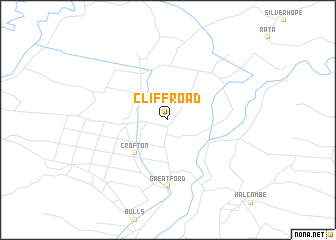 map of Cliff Road