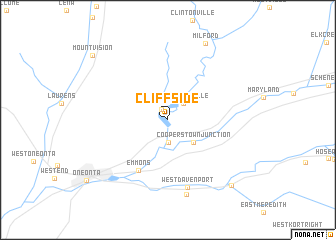 map of Cliffside