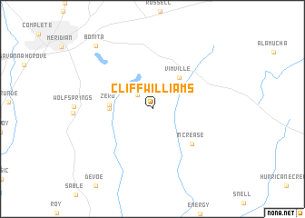 map of Cliff Williams