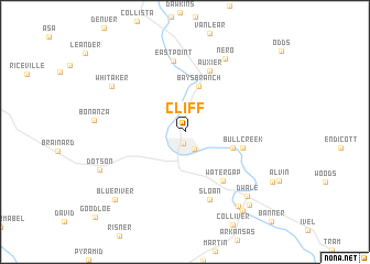 map of Cliff