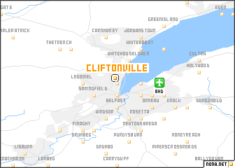 map of Cliftonville