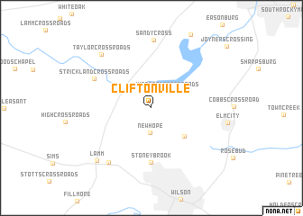 map of Cliftonville