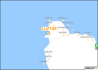 map of Clifton