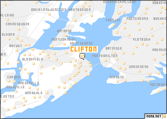 map of Clifton