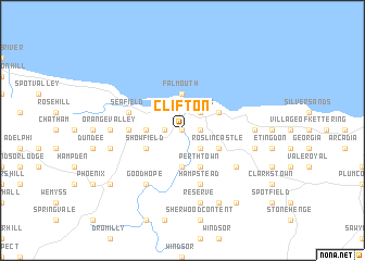 map of Clifton