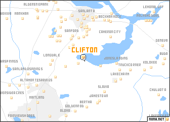 map of Clifton