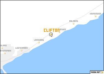 map of Clifton