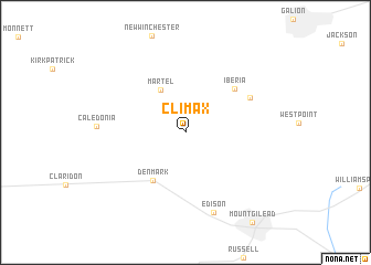 map of Climax