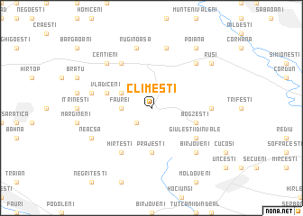 map of Climeşti
