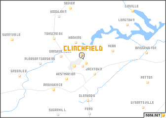 map of Clinchfield