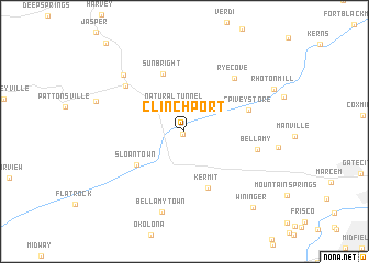 map of Clinchport