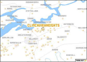 map of Clinchview Heights