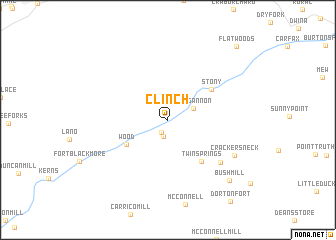 map of Clinch