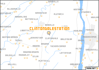 map of Clintondale Station