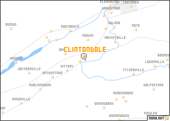 map of Clintondale