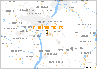 map of Clinton Heights