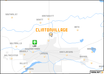 map of Clinton Village