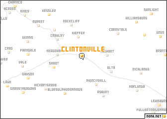 map of Clintonville