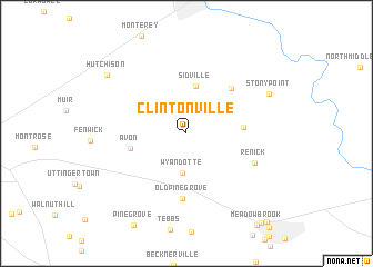 map of Clintonville