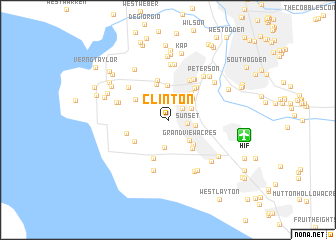 map of Clinton