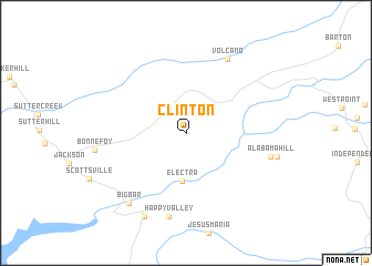 map of Clinton