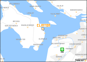 map of Clinton