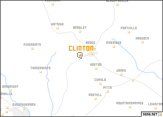 map of Clinton