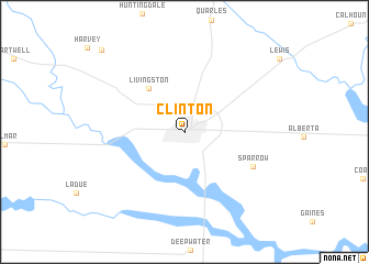 map of Clinton