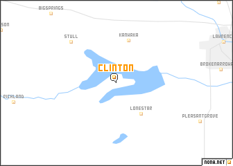 map of Clinton