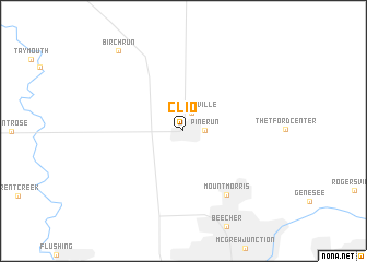 map of Clio