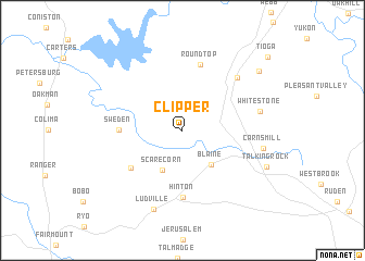 map of Clipper