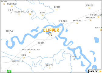 map of Clipper