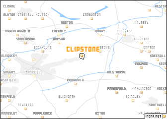 map of Clipstone
