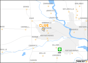 map of Clive