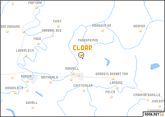 map of Cloar