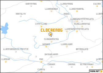 map of Clocaenog