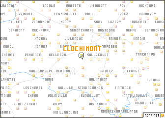 map of Clochimont