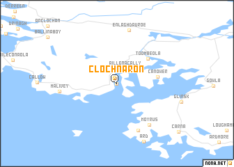 map of Cloch na Rón