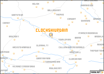 map of Cloch Shiurdáin