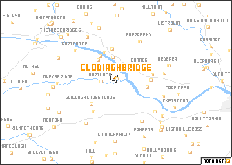 map of Clodiagh Bridge