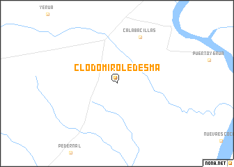 map of Clodomiro Ledesma