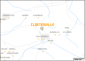 map of Cloetesville