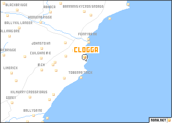 map of Clogga