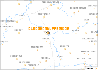 map of Clogghanduff Bridge