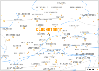 map of Cloghatanny