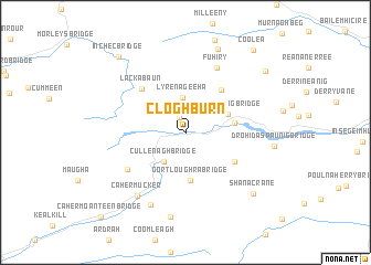 map of Cloghburn