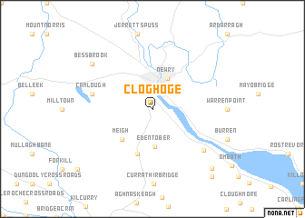 map of Cloghoge